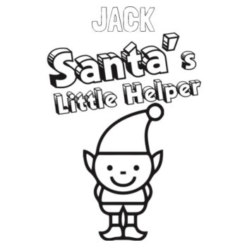 Santa's Little Helper T-Shirt Design
