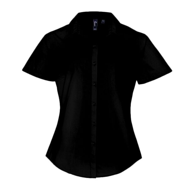 Premier Ladies Supreme Short Sleeve Poplin Shirt Thumbnail