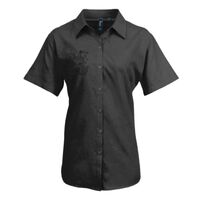Premier Ladies Signature Short Sleeve Oxford Shirt Thumbnail